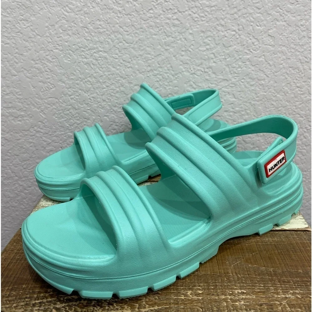 Hunter Mint Green Women's Sandals - Picture 6 of 10